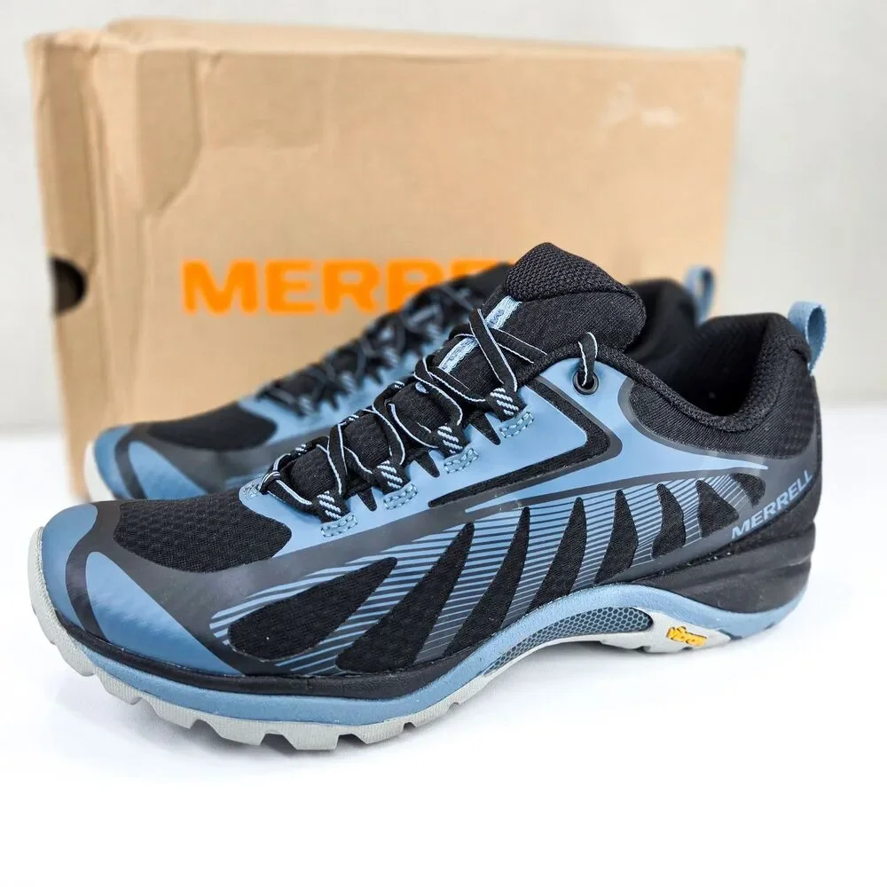 Merrell Siren Edge 3 Women’s Size 9.5 Black Bluestone Vibram J034432